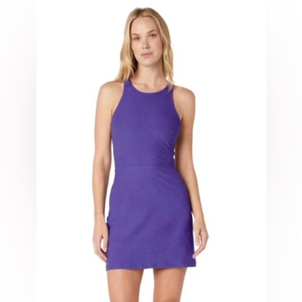 (M) Beyond Yoga Racerback Dress - Purple